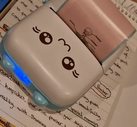 Mini Portable Pocket Printer - Rechargeable Bluetooth Printer