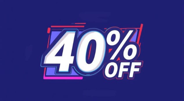 40% OFF