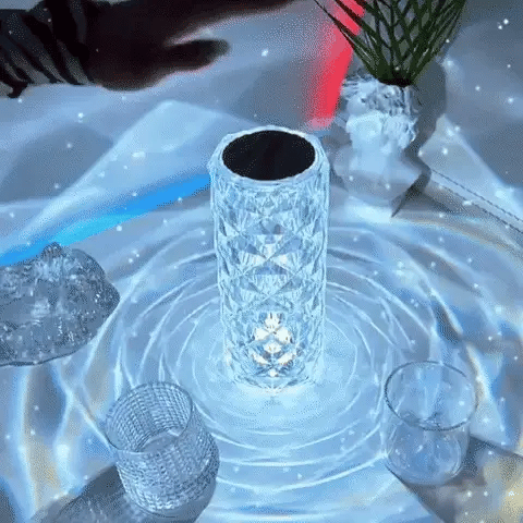 Crystal Diamond Table Lamp